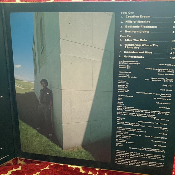 Bruce Cockburn album Dancing in the Dragons Jaws on vinyl. - Picture 6 of 9